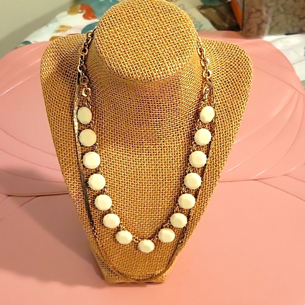 Two goldtone necklaces